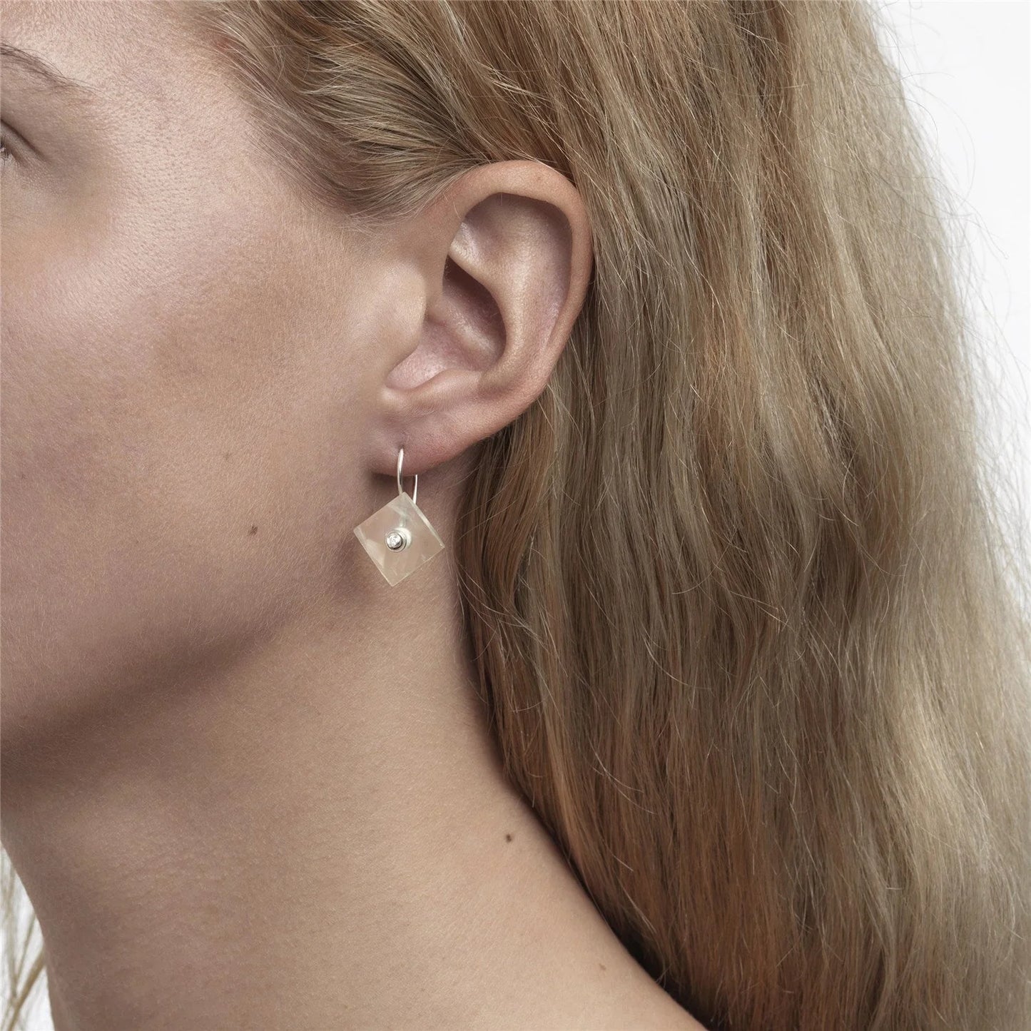 Orecchini Prenite Verde con Monachelle Argento Trollbeads TZZIT-01292