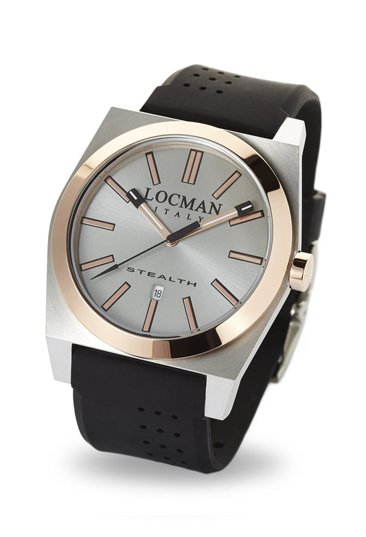 Orologio Locman Stealth Three Hands Quartz 43mm 02010RAGF5N0SIK