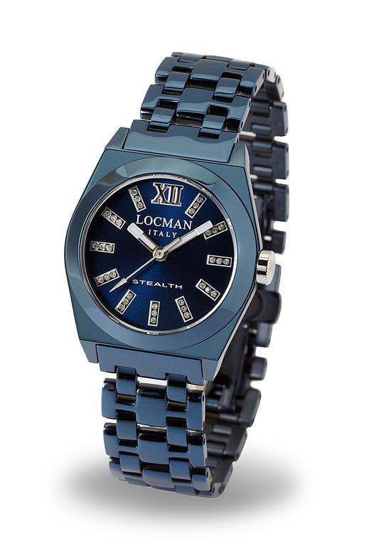 Orologio Locman Stealth Lady 0204BL-BLDFNKBRB