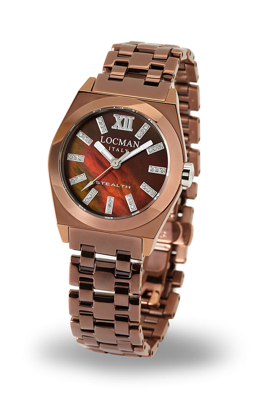 Orologio Locman Stealth Lady 0204BN-MNDFNKBRN