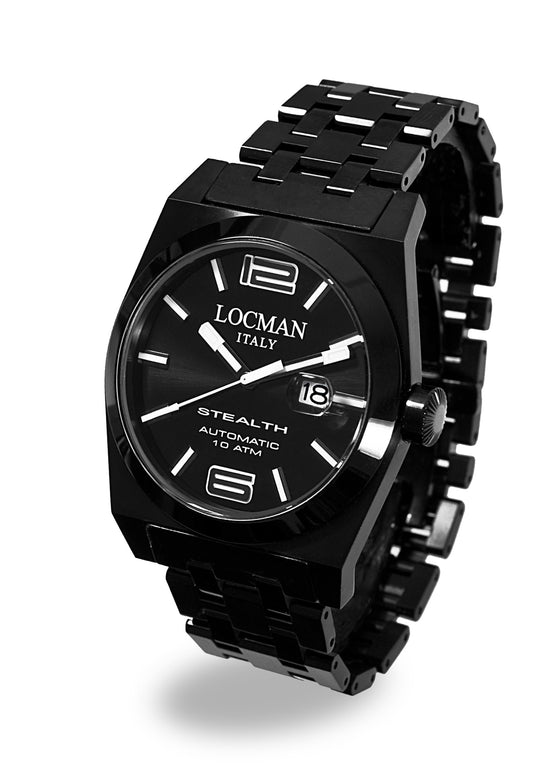 Orologio Locman Stealth Automatic 43mm 0205BKBKFBL0BRK