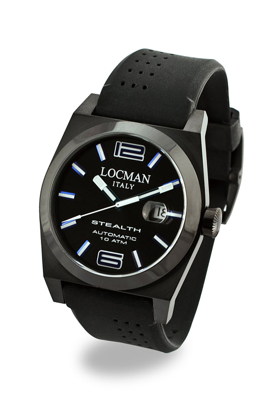 Orologio Locman Stealth Automatic 43mm 0205BKBKFBL0GOK