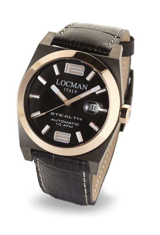 Orologio Locman Stealth Automatic 43mm 0205GRBKF5N0PSK