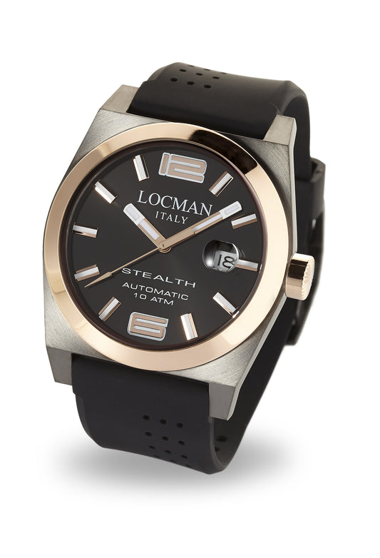 Orologio Locman Stealth Automatic 43mm 0205GRBKF5N0SIK