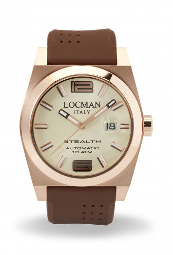 Orologio Locman Stealth Automatic 43mm 0205RRAVF5N0SIN