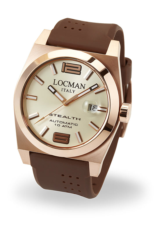 Orologio Locman Stealth Automatic 43mm 0205RRAVF5N0SIN
