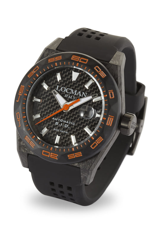 Orologio Locman Stealth 300MT Carbon Automatic 0216V1-CBCBNKOS2K