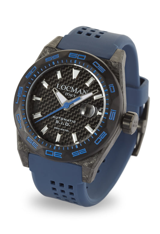 Orologio Locman Stealth 300MT Carbon Automatic 0216V3-CBCBNKBS2B