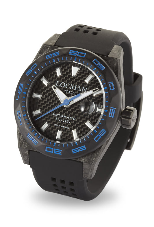 Orologio Locman Stealth 300MT Carbon Automatic 0216V3-CBCBNKBS2K