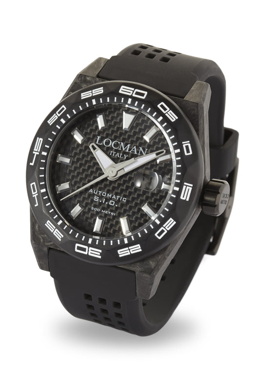Orologio Locman Stealth 300MT Carbon Automatic 0216V5-CBCBNKWS2K