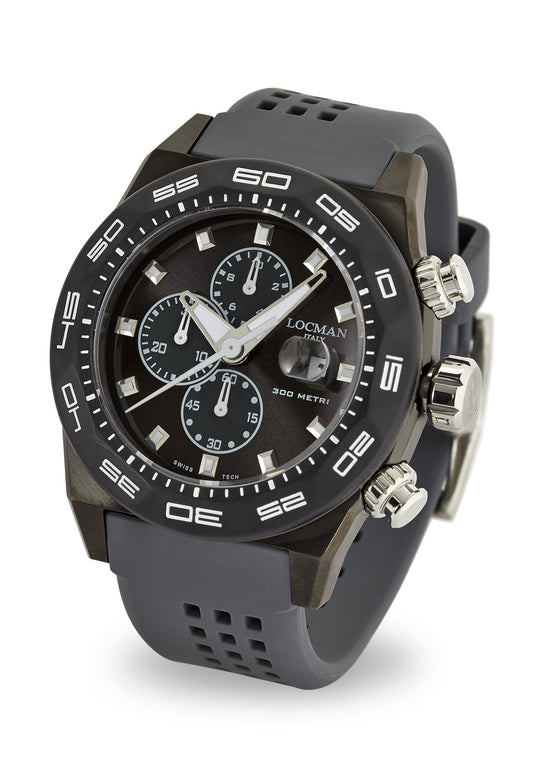Orologio Locman Stealth 300MT Chronograph 0217V3-GKGYNKS2A