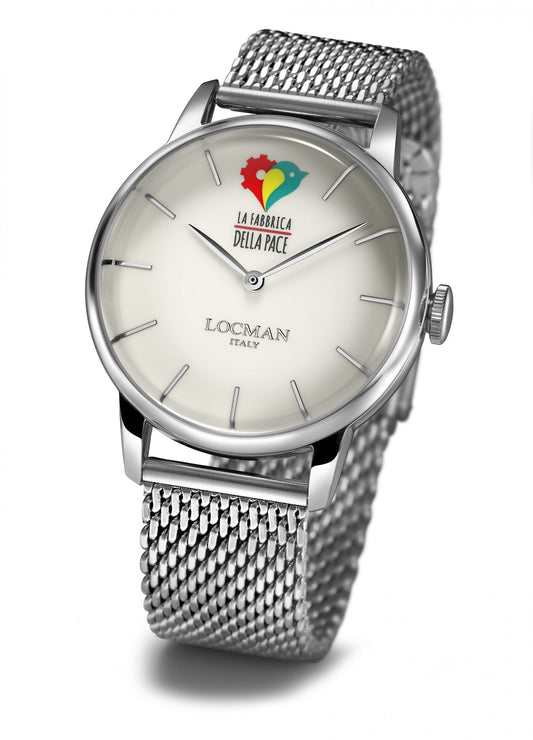 Orologio Locman 1960 Fabbrica della pace 0251V05-AVPACEB0