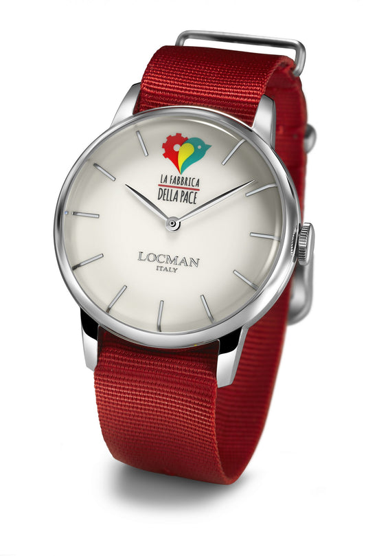 Orologio Locman 1960 Fabbrica della pace 0251V05-AVPACENR