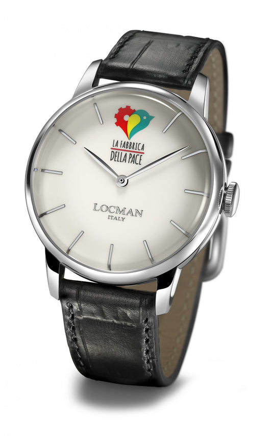 Orologio Locman 1960 Fabbrica della pace 0251V05-AVPACEPK