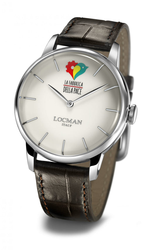 Orologio Locman 1960 Fabbrica della pace 0251V05-AVPACEPT