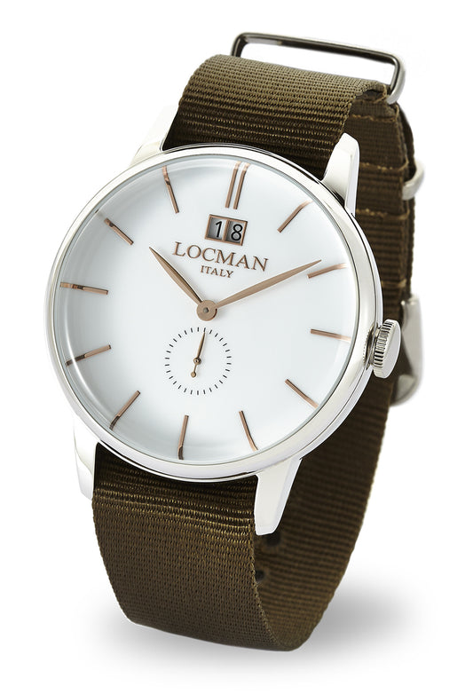 Orologio Locman 1960 Big Date 0252V08-00WHRGNG