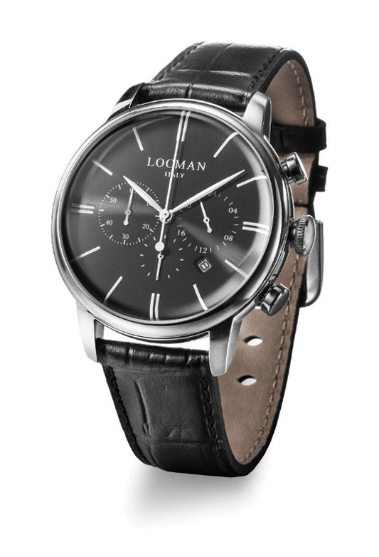 Orologio Locman 1960 Chronograph 0254A01A-00BKNKPK