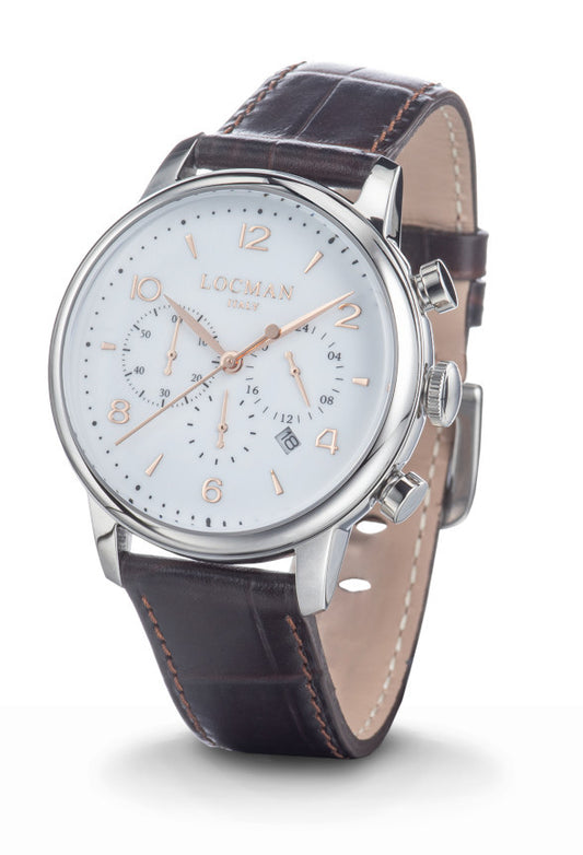 Orologio Locman 1960 Chronograph 0254A08R-00WHRG2PT