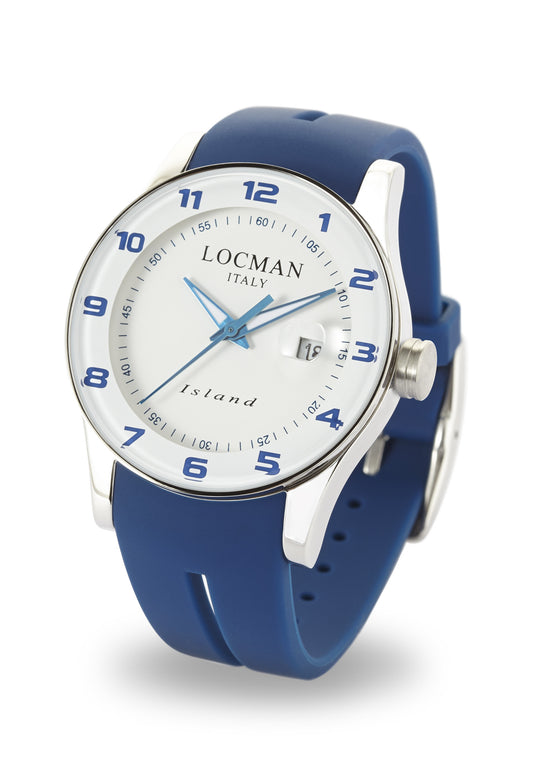Orologio Locman Island Three Hands Quartz 060000WB-WHB2SIB