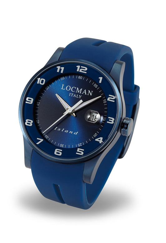 Orologio Locman Island Three Hands Quartz 0600BLBW-BLW2SIB