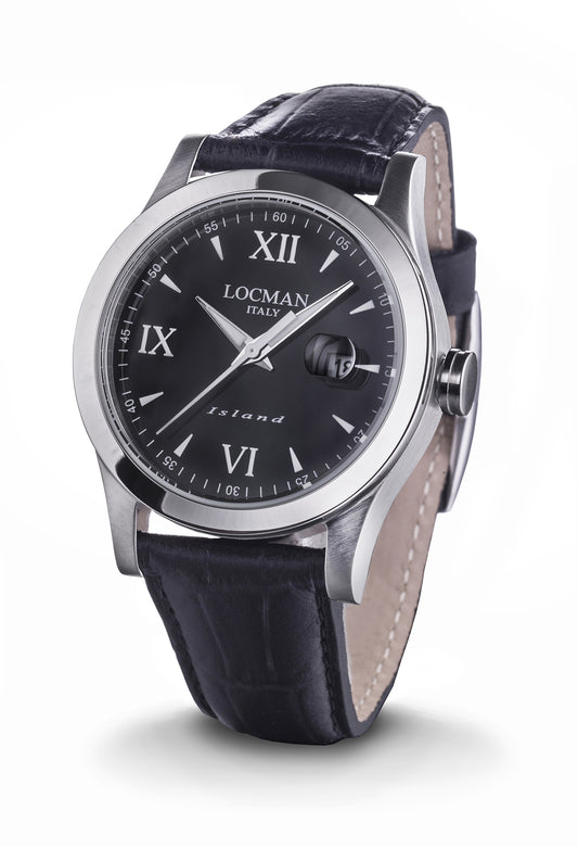 Orologio Locman Island Three Hands Quartz 0614A01-00BKWHPK