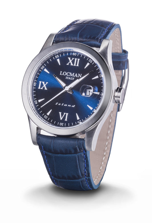 Orologio Locman Island Three Hands Quartz 0614A02-00BLWHPB