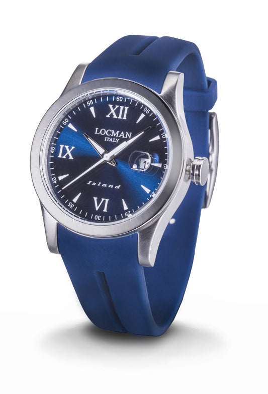 Orologio Locman Island Three Hands Quartz 0614A02-00BLWHSB