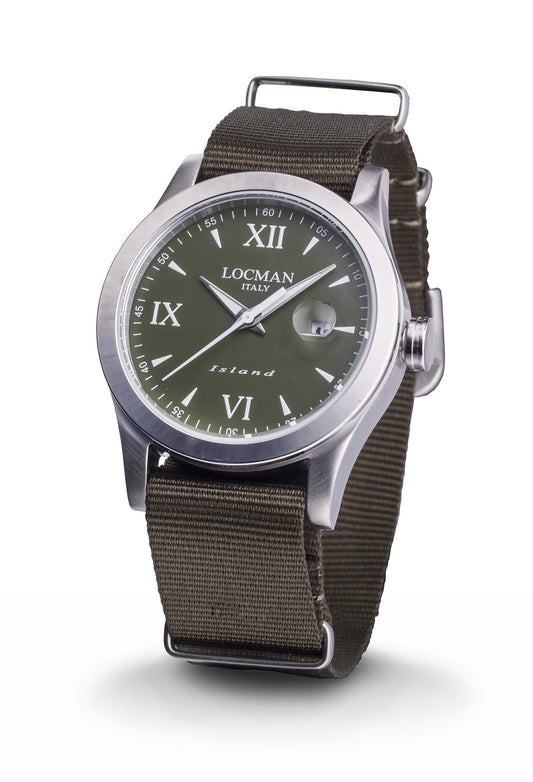 Orologio Locman Island Three Hands Quartz 0614A03-00GRWHNG