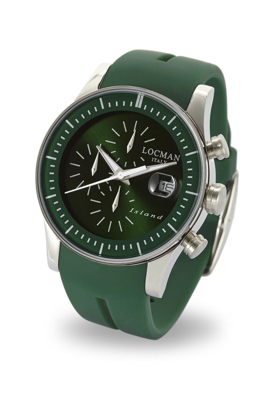 Orologio Locman Island Chronograph 062000GW-GRWSIG