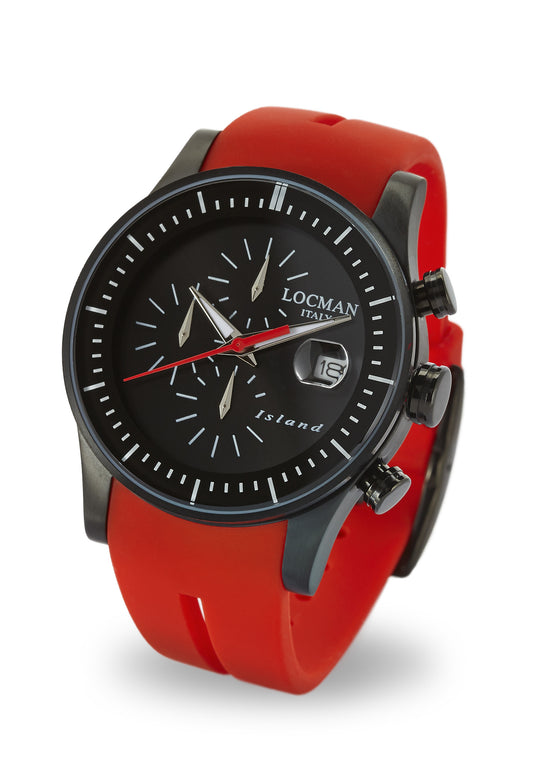 Orologio Locman Island Chronograph 0620BKKW-BKWSIR