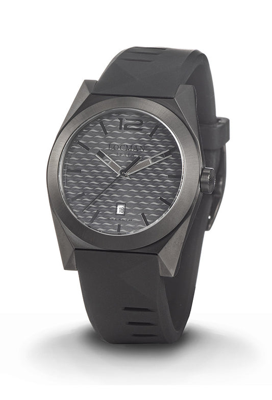 Orologio Locman Stealth Three Hands Quartz 0810K07S-BKGYBKSK