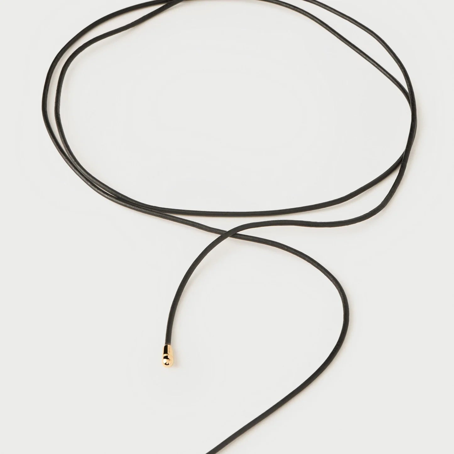 Collana PDPAOLA Dana Leather Bow Necklace COB1-930-U