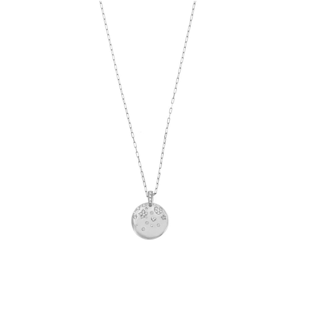 Girocollo Rue Des Mille Medaglia Stars in the Sky - Catena Maglia Allungata Sottile GRZ 009 TD STE AU