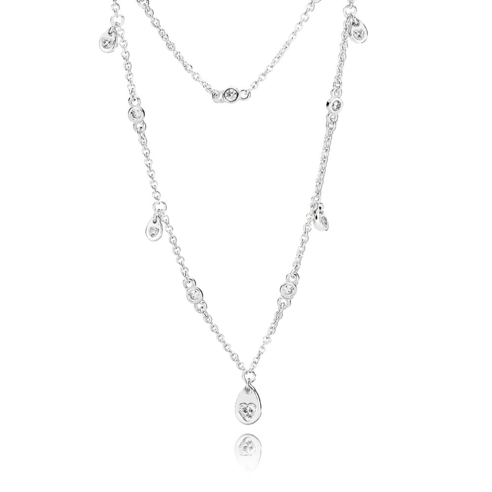 Pandora Waterfall Drop Necklace 397084CZ-45