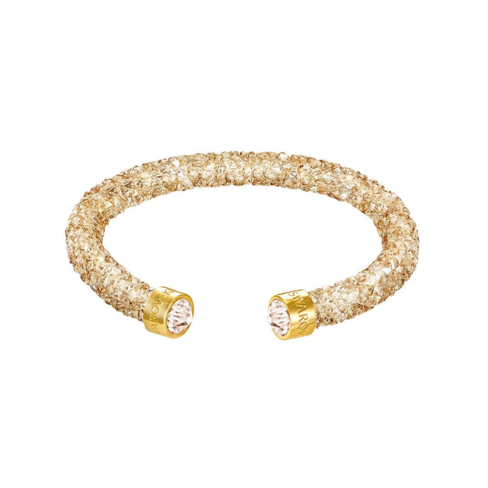 Swarovski Crystaldust Gold Rigid Bracelet – Casadei Gioielli
