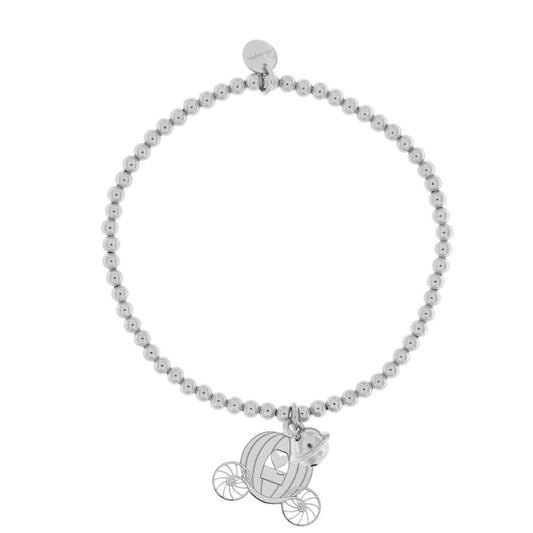 Bracciale Rue Des Mille a Pallini Elastico con Ciondolo Carrozza BR-ELAP-XS-STE