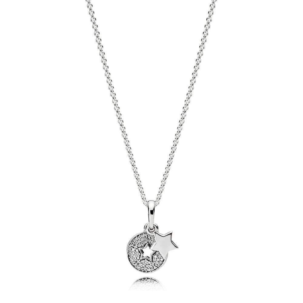 Pandora Star Celebration Pendant Necklace 396375cz
