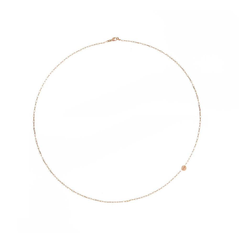 Girocollo Rue Des Mille Catena Maglia Allungata Sottile GRZ-007 BASE 02 AU