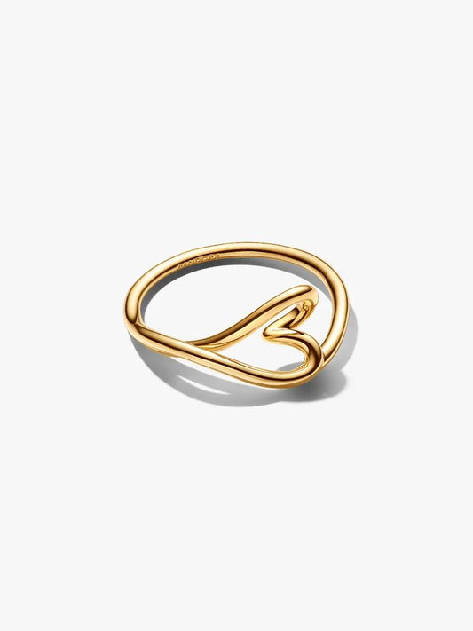 Anello Pandora Cuore Piccolo Linea Sinuosa 164361C00