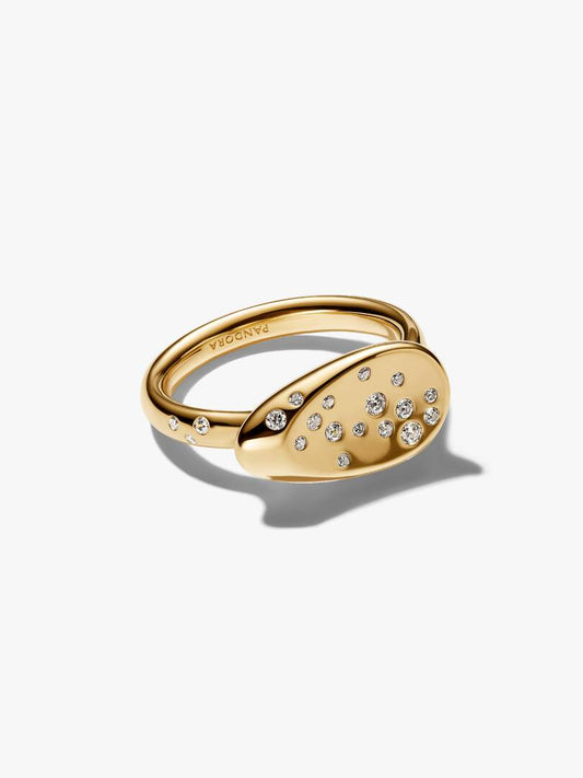 Anello Pandora Sigillo con Pietre Luminose 164707C01