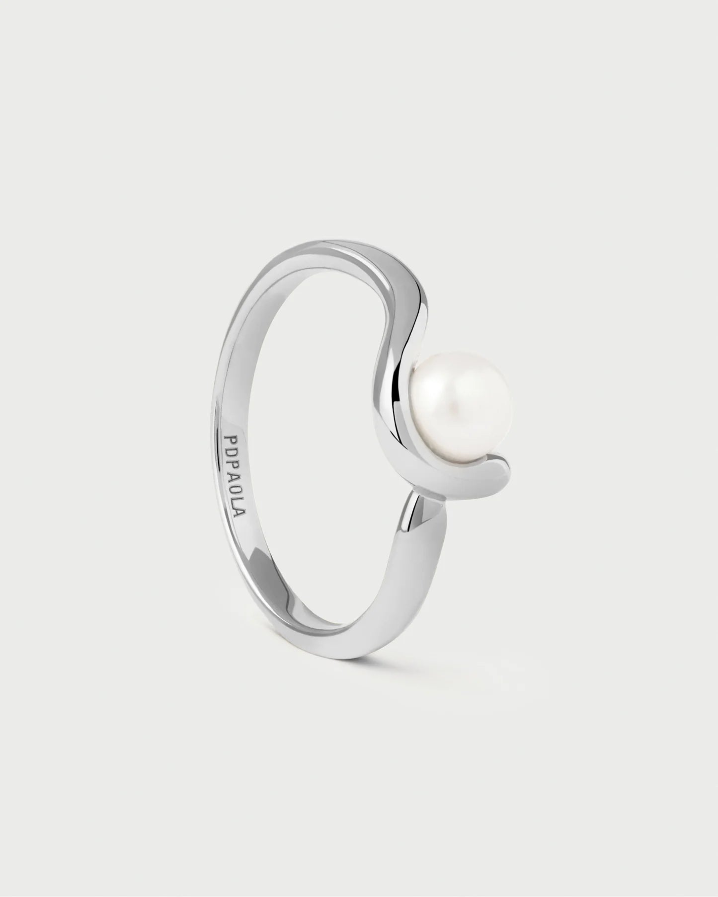 Anello PDPAOLA La Perla Aura Silver ANB2-E98