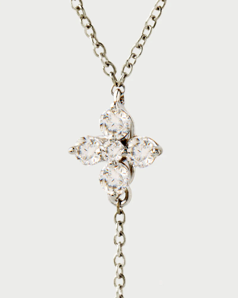 Collana PD PAOLA Collana Maggie in diamanti e oro bianco CO06-B45-U
