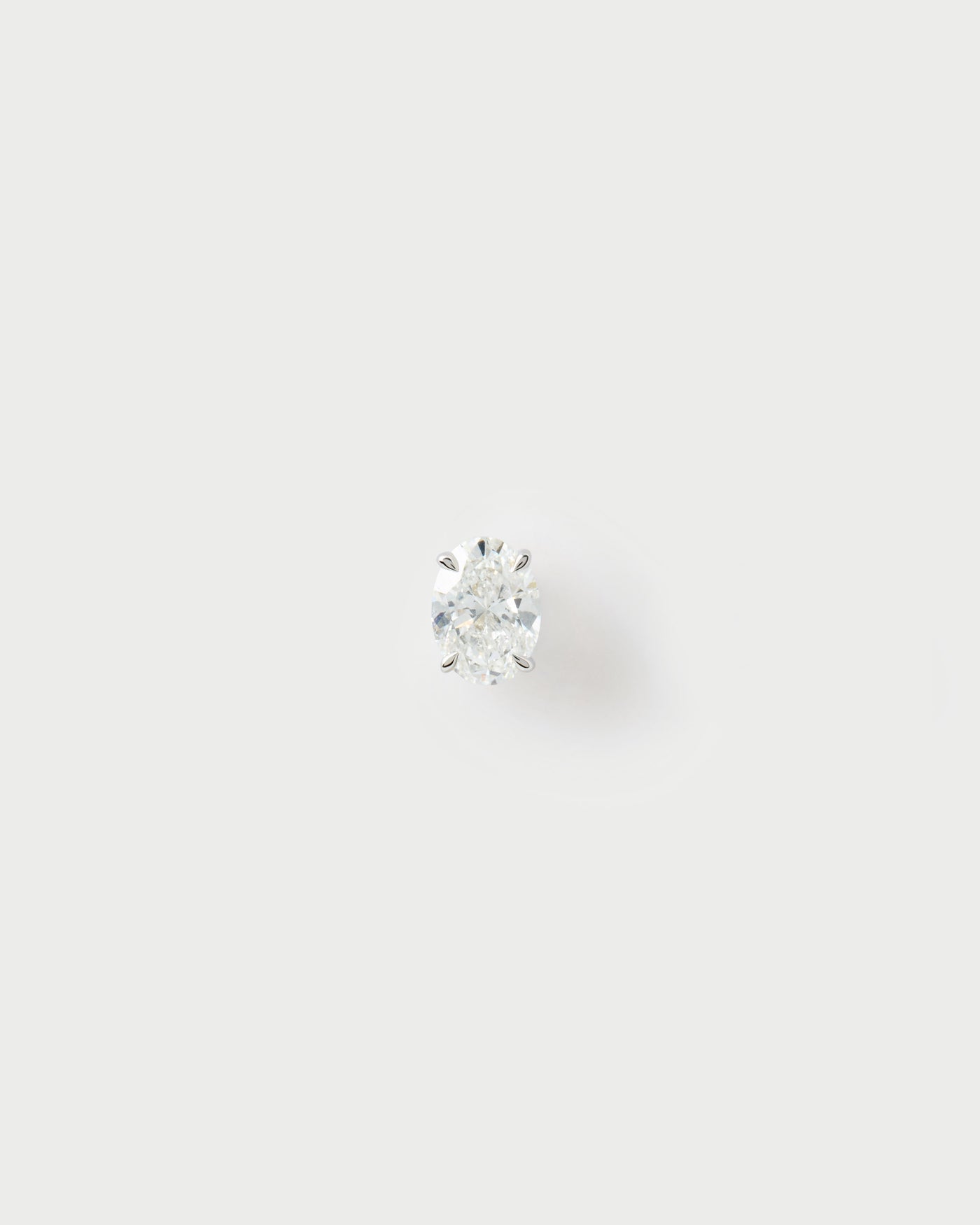 Orecchini PD PAOLA Diamond and white gold Ace stud earrings AR06-F99-U