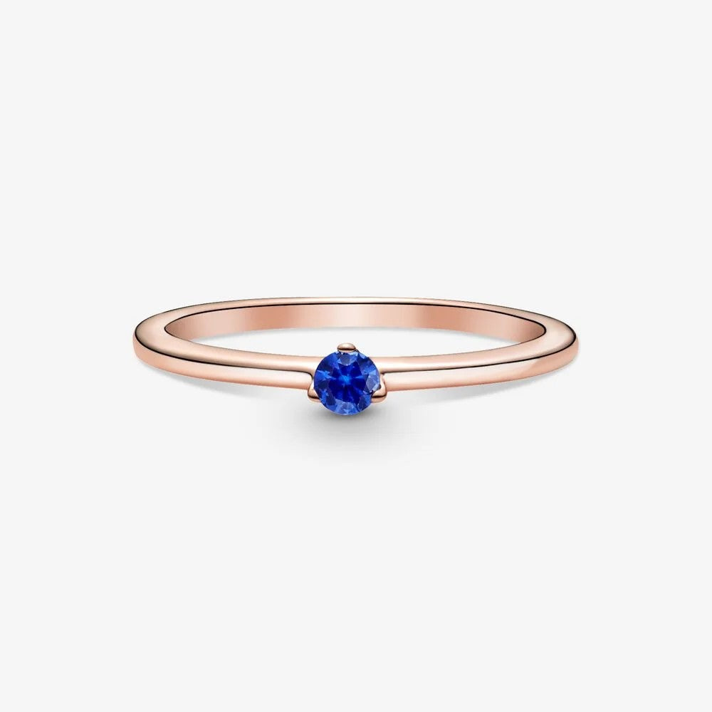 Pandora Blue Solitaire Ring 189259C04