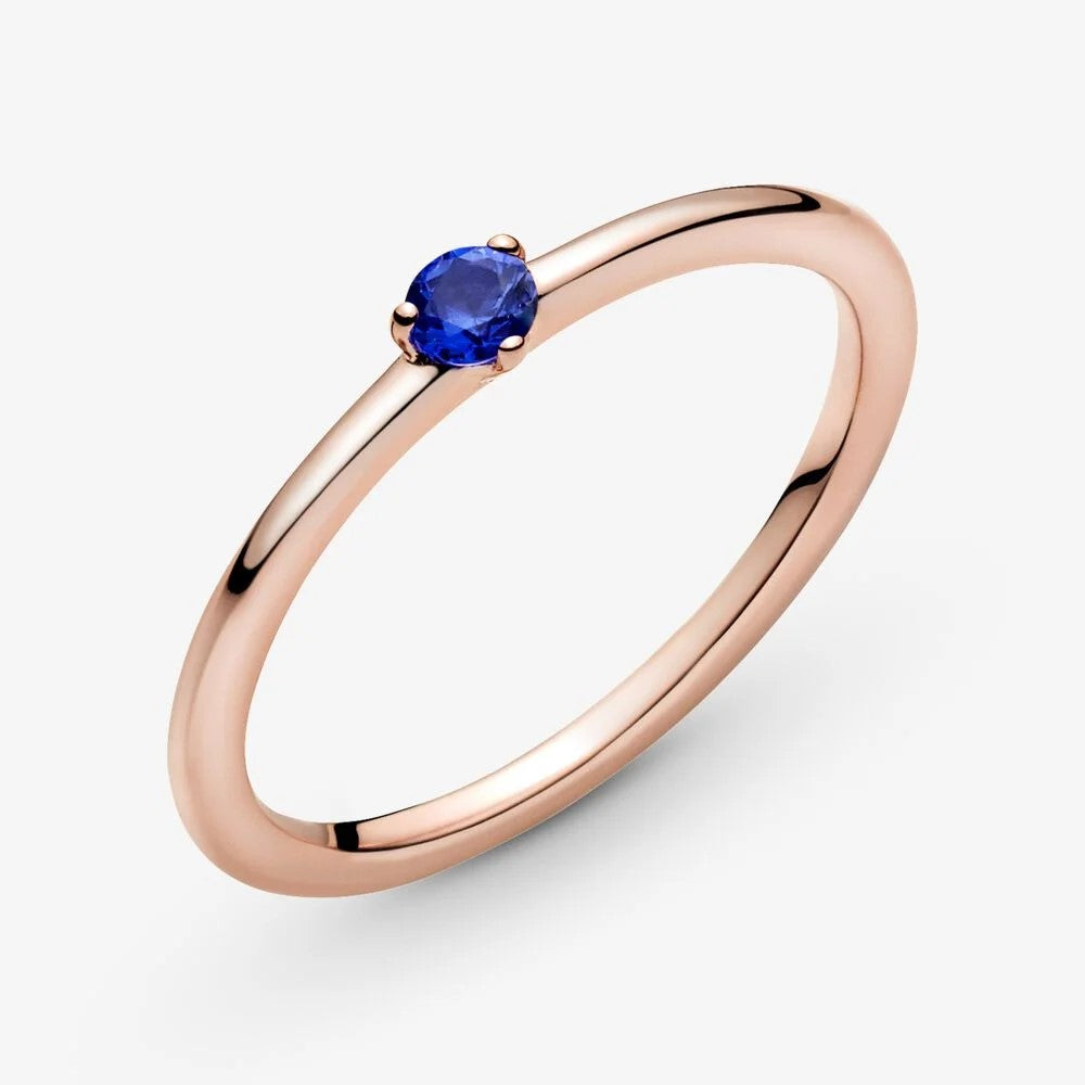 Pandora Blue Solitaire Ring 189259C04