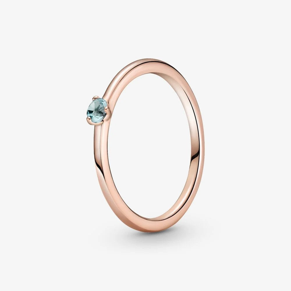 Pandora Blue Solitaire Ring 189259C02