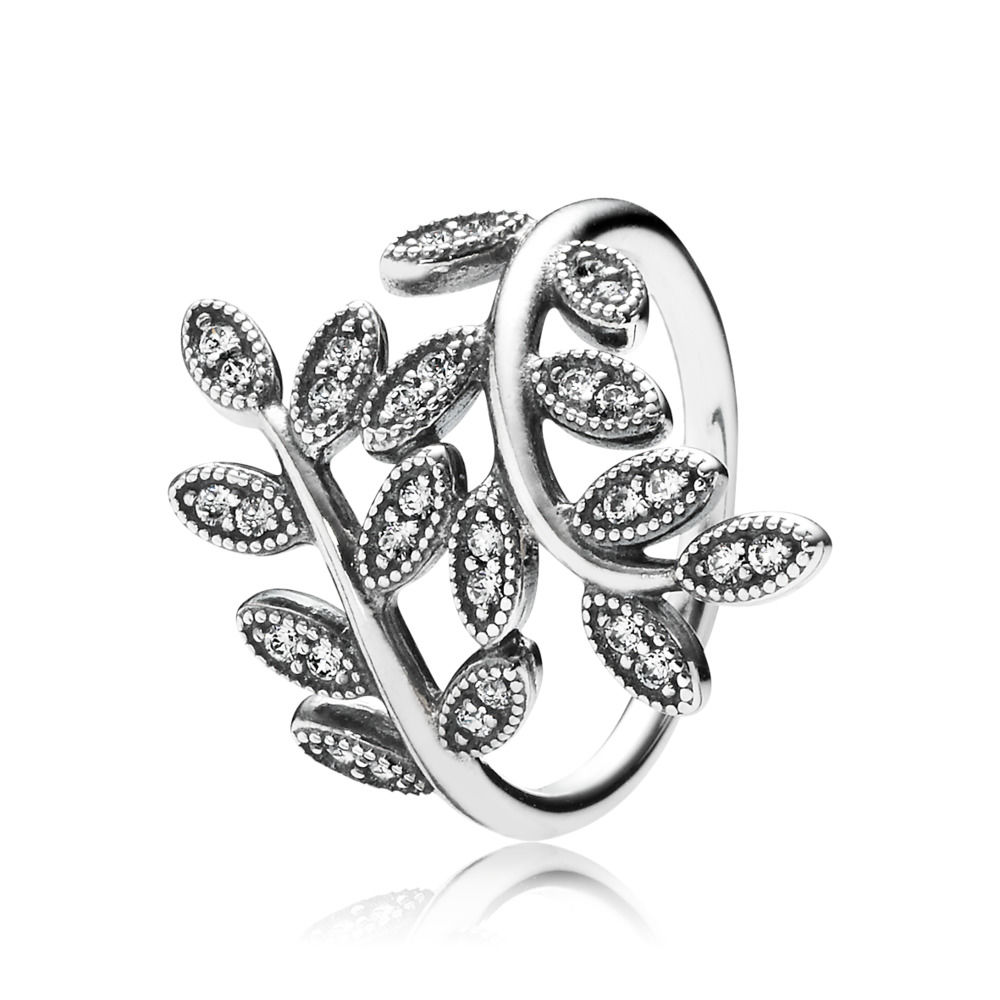 Anello Pandora Foglie Luccicanti 190921CZ