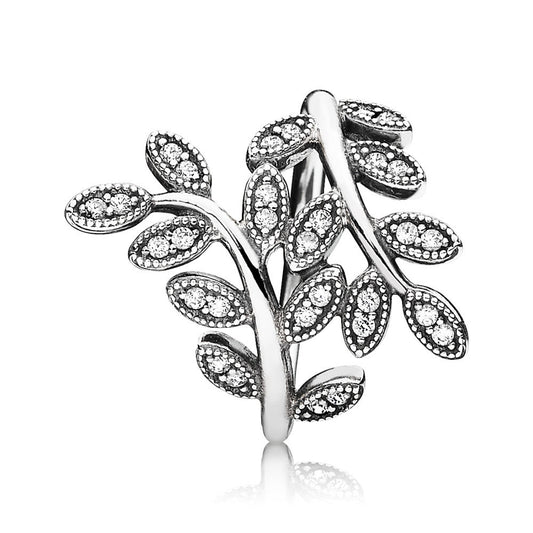 Pandora Sparkling Leaves Ring 190921CZ