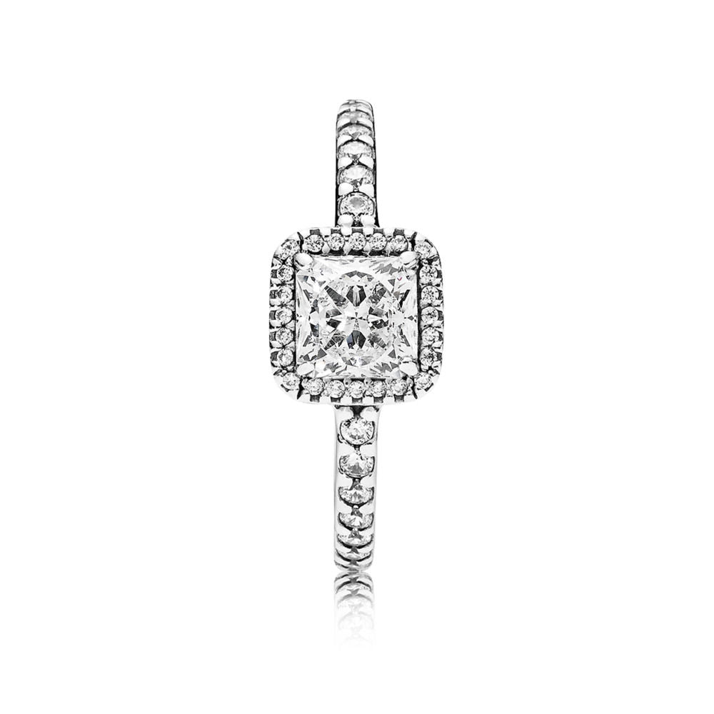 Anello Pandora Punto Luce Quadrato 198863C01