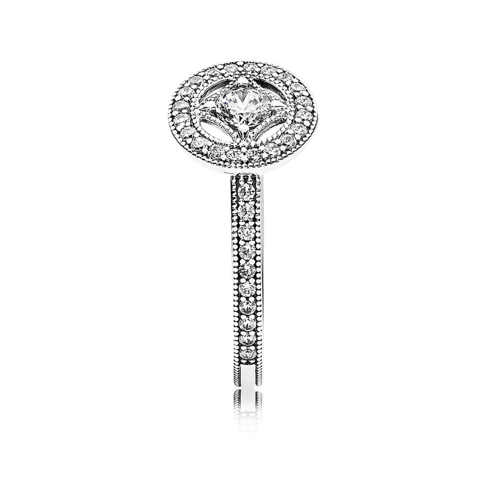Pandora Vintage Charm Ring 191006CZ